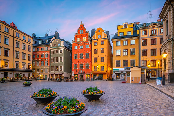 Courtyard in Sweden
