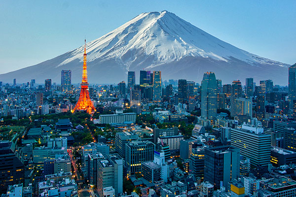 Tokyo Japan city view