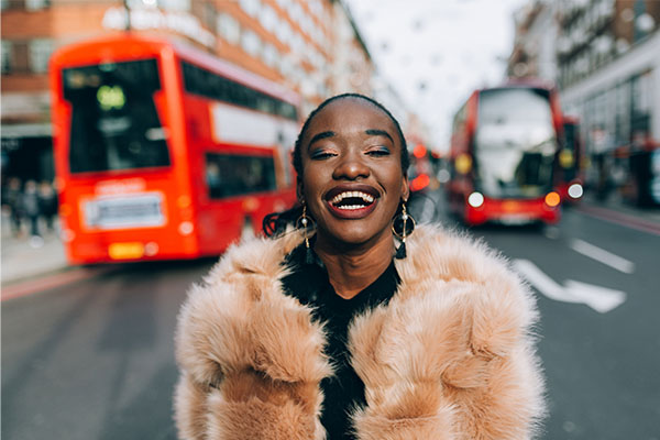 Woman in London