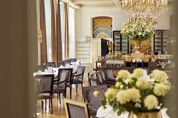 View of an elegant dining room